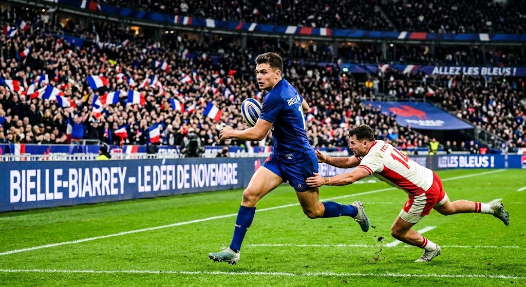 Bielle-Biarrey : le défi de novembre pour l&rsquo;ailier des Bleus